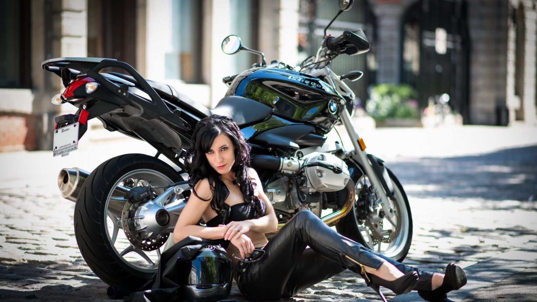 European women on bikes in Matsuyama