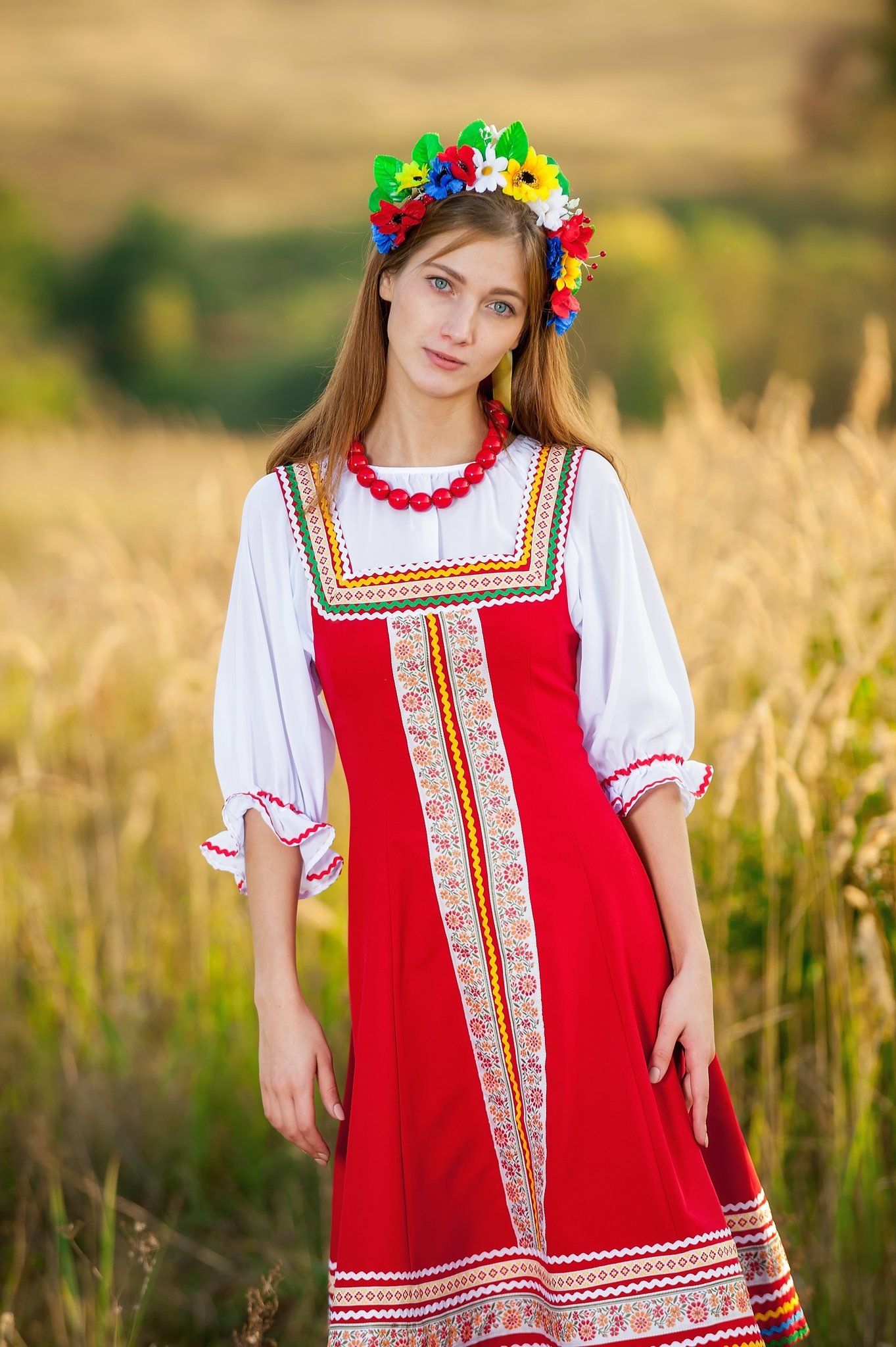 Women in Slavic costumes in Matsuyama