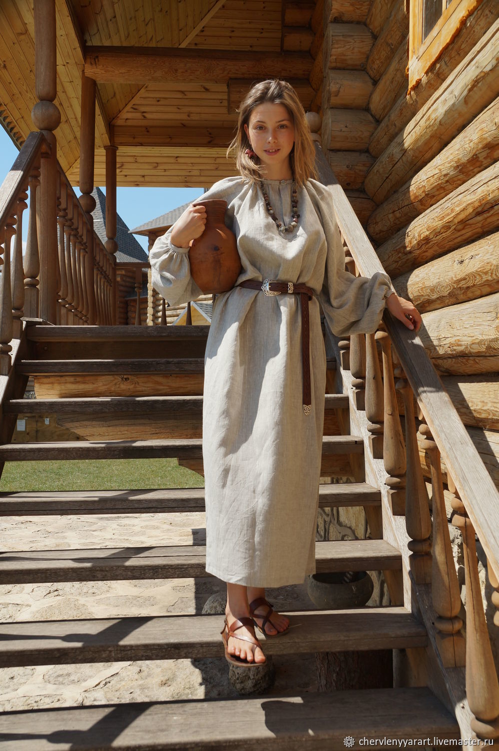 Girls in Slavic costumes in Matsuyama